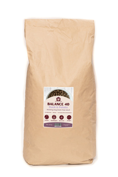 Grain free-adult-balance 40-duck & potato-dog food-hypoallergenic