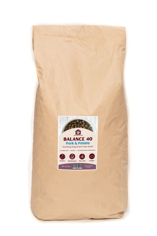 Grain free-adult-balance 40-pork & potato-dog food-hypoallergenic